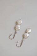Pearls Hair Comb Pin Clip Silver Color Head Piece For Bride Bridesmaids Women Hairpin Earring Bridal Jewelry Wedding Accessories 4