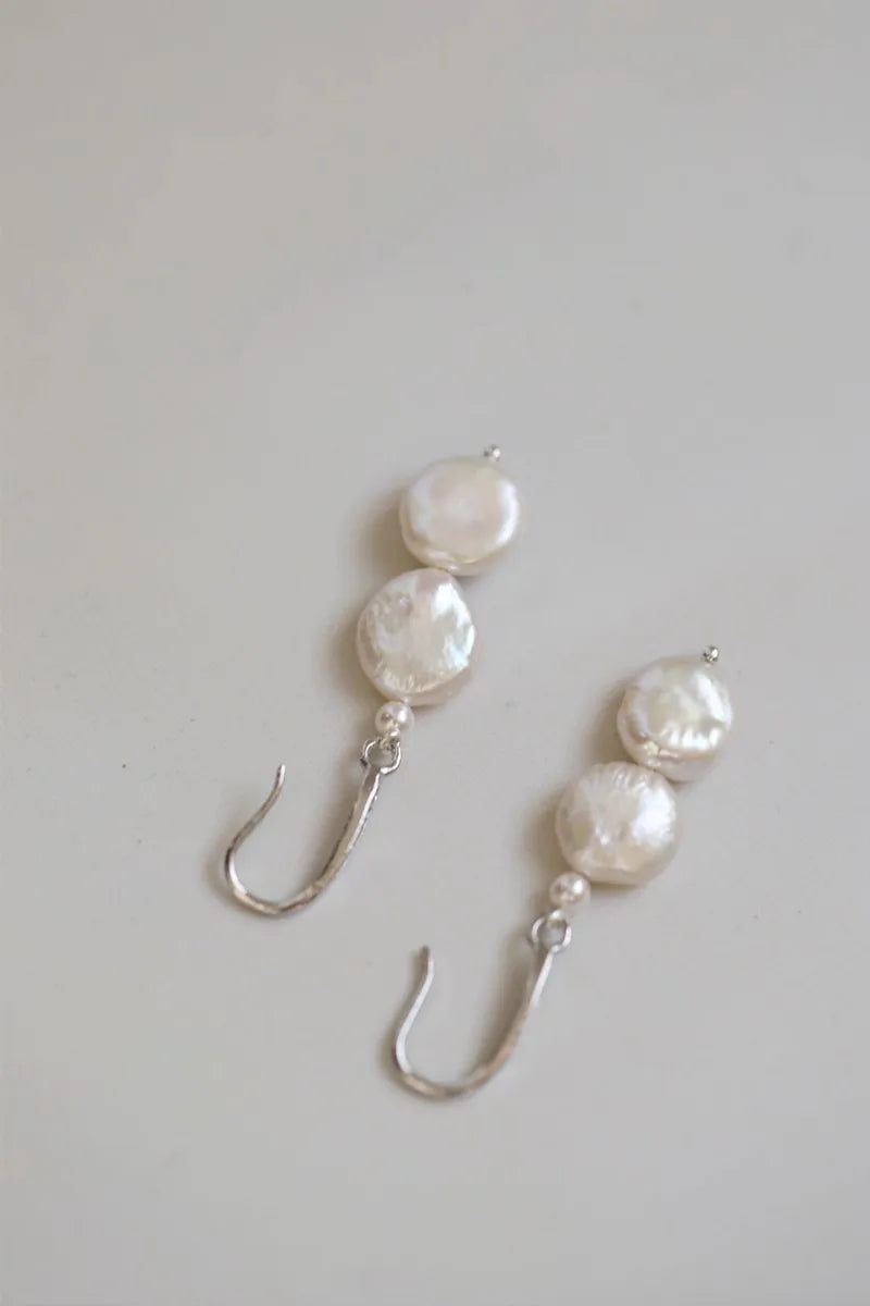 Pearls Hair Comb Pin Clip Silver Color Head Piece For Bride Bridesmaids Women Hairpin Earring Bridal Jewelry Wedding Accessories 4