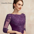 Elegant Formal Mother Of The Bride Dress Sheath Appliques Chiffon New Wedding Party Gown שמלה סקסית לארוע לערב אמא של כלה
