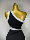 Women Celebrity Sexy One Shoulder Cut Out Split Maxi Long Bodycon Bandage Dress Elegant Evening Club Birthday Party Dress