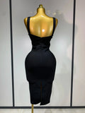 Sexy Black Lace Bodycon Bandage Dress Arrivals Women Luxury Vintage Elegant Evening Party Dress Birthday Club Vestido