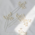 Wedding Accessories Freshwater Pearls Hair Pins Clips Vintage Gold Silver Color Hairpins For Brides Head Pieces Bridal Jewelry silver color