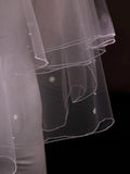 Flower Pearl Bridal Veil Short Wedding Veils For Brides Evening Dinner Party Dress Women Girl Gifts Hair Accessories Jewelry