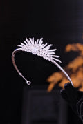 Wedding Hair Accessories Zirconia Rhinestones Tiaras and Crowns Crystal Headband Women Brides Pageant Prom Diadem Bridal Jewelry