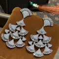 High Quality CZ AAA Zircon Bridal Earrings Cubic Zirconia Wedding Earring For Women Bride Accessories Dinner Party Dress Jewelry
