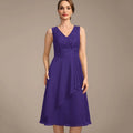 Chiffon Customized Mother Dresses A Line Evening Gowns V Neck Lace Elegant Bride Party Dress robes invitée mariage