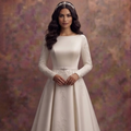 Satin A-Line Wedding Dresses with Elegant Simplicity