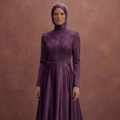 Satin Muslim Prom Dresses – Sleek & Shiny Modest Styles