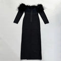 Women Long Sleeve Sexy Shinning Crystal Keyholes Bodycon Long Bandage Dress Celebrate Evening Party Cocktail Outfit