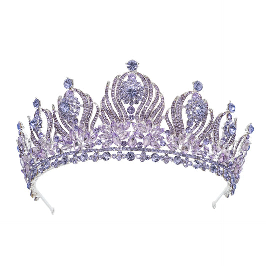 Baroque Wedding Crowns For Queen Crystal Bridal Tiara Crown For Pageant Miss Universe Diadem Prom Wedding Hair Jewelry Headdress as picture 2