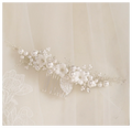 Flower Bridal Hair Comb Headpieces For Wedding Hair Accessories Pearl Bride Hairpin Hair Clips Prom Wedding Hair Piece Headdress
