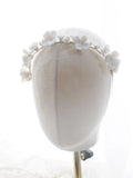 Wedding Hair Accessories Porcelain Flower Headpiece Headwear Women Girl Headdress For Brides Headband Hairband Bridal Jewelry