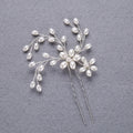 3pcs/set Pearl Wedding Hair Combs Headpieces Elegant Bridal Tiaras Side Combs Hair Clips Bride Hairpins Prom Bridal Hair Pieces