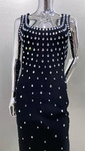Luxury Diamonds Sexy Square Collar Package Hips Bandage Dress Fashion Woman Evening dress Celebrity Cocktail Party Outfit
