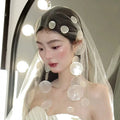 Long Shell Bridal Veil Earrings Lace Wedding Veils For Evening Dinner Party Dress Women Gift Hair Accessories Brides Jewelry