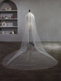 Long Pearl Bridal Veil Flower Lace Wedding Veils For Evening Dinner Party Dress Women Girl Gift Hair Accessories Brides Jewelry