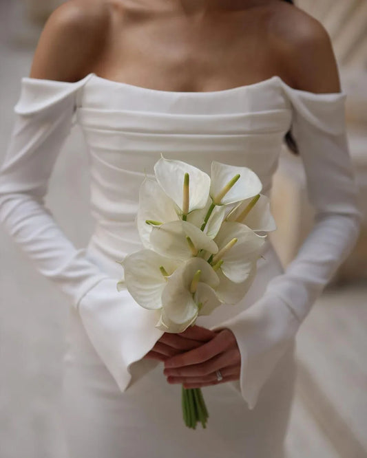 Vestidos de novia sexys con cuello en V, vestidos de novia con abertura lateral y espalda descubierta, vestidos de novia modernos para fiesta, vestido de recepción de boda para novia