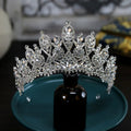 Bridal Tiaras Hair Accessories Luxury Full Zircon Wedding Crowns Diadem Headdress Baroque Brides Party Tiara Crown For Women