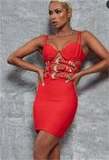3 Colors Women Sexy Tops Skirts Set Rayon Bandage Fashion Nightclub Party Wear Women's Set High Quality