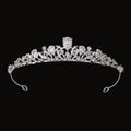 Bridal Tiara For Women Girl Zircon Small Princess Crowns Tiaras For Wedding Bride Birthday Party Prom Hair Jewelry Accessories as pic 4