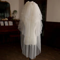 Flower Floral Bridal Veil Lace Wedding Veils For Evening Party Dress Women Girl Gift Hair Accessories Brides Jewelry