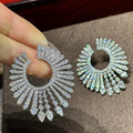 High Quality AAA Zircon Bridal Earrings CZ Zirconia Wedding Earring For Brides Accessories Women Party Dinner Dress Jewelry