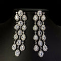 Bridal Hair Jewelry Crystal Zirconia Tiaras Crowns Zircon Rhinestones Headband Brides Pageant Prom Headpiece Wedding Accessories b