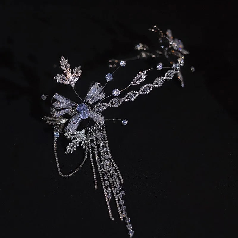 Wedding Hair Accessories Crystal Headband Hairband Rhinestones Headpiece Headdress For Brides Women Headwear Bridal Jewelry