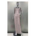 2024 Super Shining Diamonds Sexy Mesh See Through Bodycon Long Dress Fashion Woman Evening Party Dress Stage Performance Costume