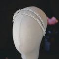 Wedding Hair Accessories White Headpieces Headdress Leaf Headbands Hairbands For Brides Women Girl Crowns Bridal Jewelry a