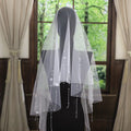 Pearl Bridal Veil Short Wedding Veils For Evening Dinner Party Dress Women Gift Hair Accessories Brides Jewelry