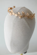 Wedding Hair Accessories Zircon Crystal Tiaras and Crowns Vintage Gold Color Headband For Brides Leaf Headpiece Bridal Jewelry