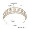 Baroque Queen Crown For Women Bridal Tiaras Crowns For Birthday Party 16 Years Diadem Wedding Hair Jewelry Headpiece Accessories
