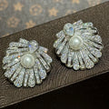 Pearl AAA Zircon Bridal Earrings CZ Cubic Zirconia Wedding Earring For Brides Accessories Women Party Dinner Dress Jewelry