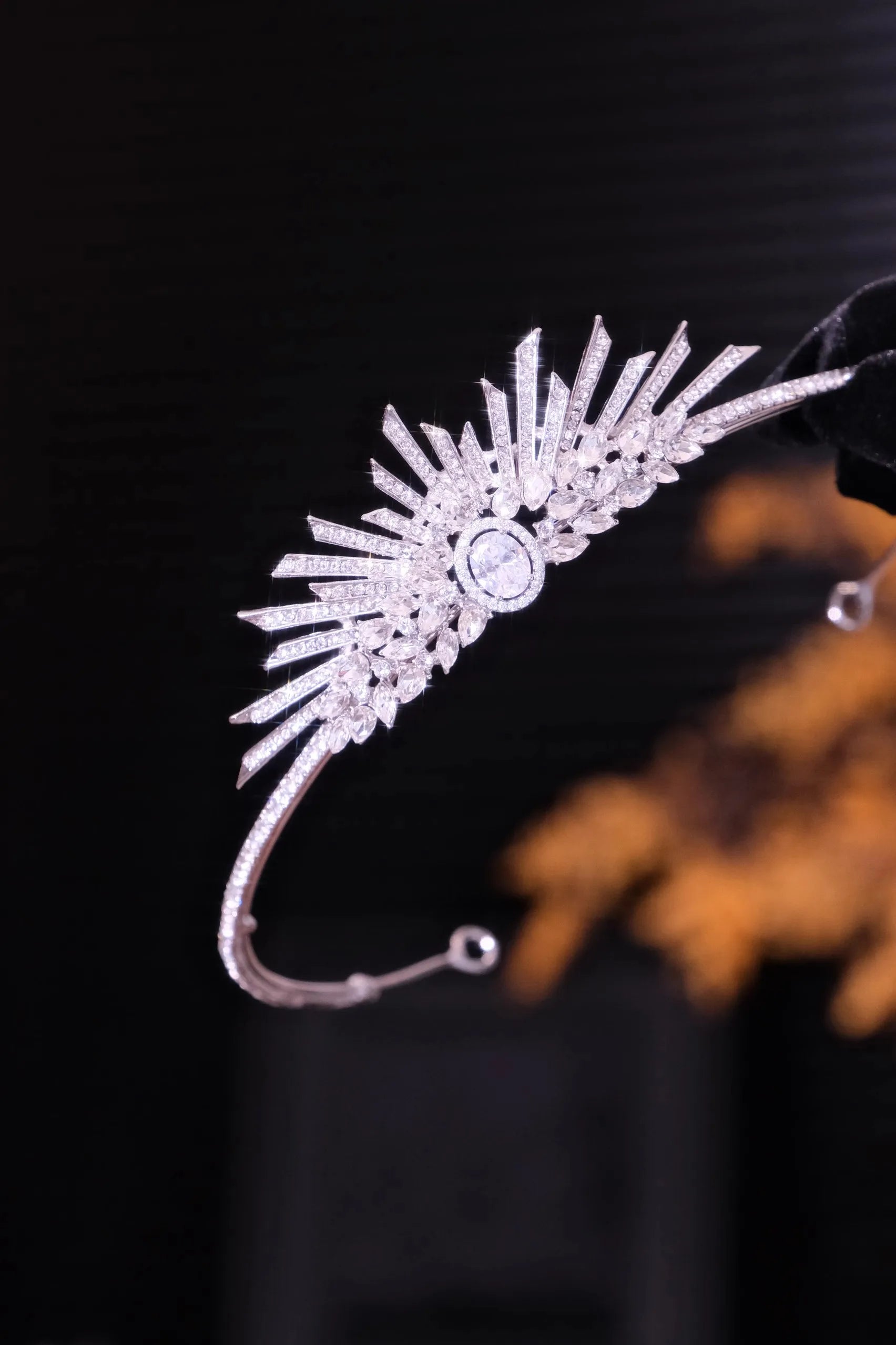 Wedding Hair Accessories Zirconia Rhinestones Tiaras and Crowns Crystal Headband Women Brides Pageant Prom Diadem Bridal Jewelry