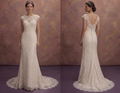 Scalloped Lace Wedding Dresses with Delicate Edges