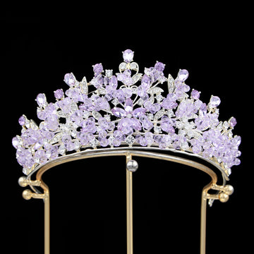 Crystal Crowns For Queen Princess Bridal Tiara Crown For Wedding Bride Hair Accessories Pageant Women Diadem Wedding Headdress as picture 2