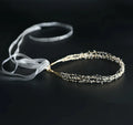 Handmade Gold Color Headband Hairband Vintage Headpiece Bride Prom Headwear Headdress Bridal Jewelry Wedding Hair Accessories