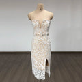 Arrival Women Sexy Strapless Lace Bodycon Mid-calf Dress Belt Fashion Birthday Party Celebrate Evening Cocktail Dress