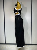 Women Celebrity Sexy One Shoulder Cut Out Split Maxi Long Bodycon Bandage Dress Elegant Evening Club Birthday Party Dress