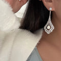 High Quality Zircon Pearl Bridal Earrings CZ Cubic Zirconia Wedding Earring For Brides Accessories Women Birthday Gift Jewelry