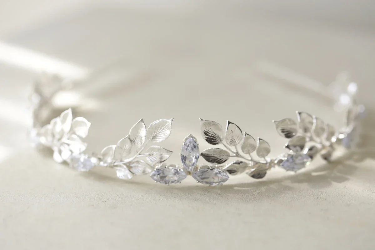 Wedding Hair Accessories Leaf Pearl Headband Gold Color Baroque Vintage Hairband For Bride Women Headpieces Crown Bridal Jewelry h