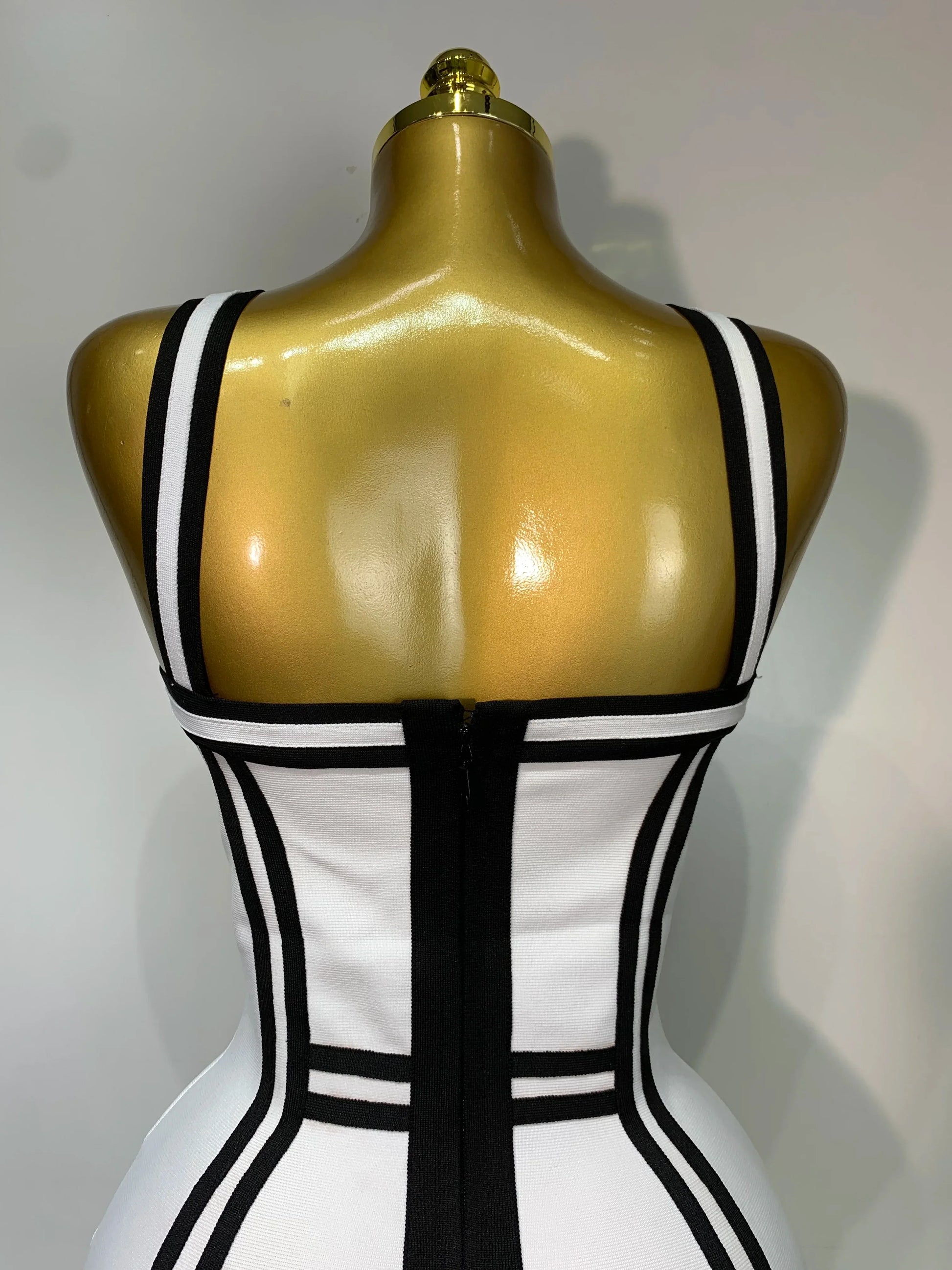 Women Sexy Backless Ruffled Edge Bodycon Bandage Dress Celebrity Elegant Evening Party Luxury Birthday Club Dress