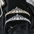 Bridal Hair Jewelry AAA Zircon Tiaras and Crowns CZ Zirconia Headband Women Brides Prom Pageant Headpiece Wedding Accessories