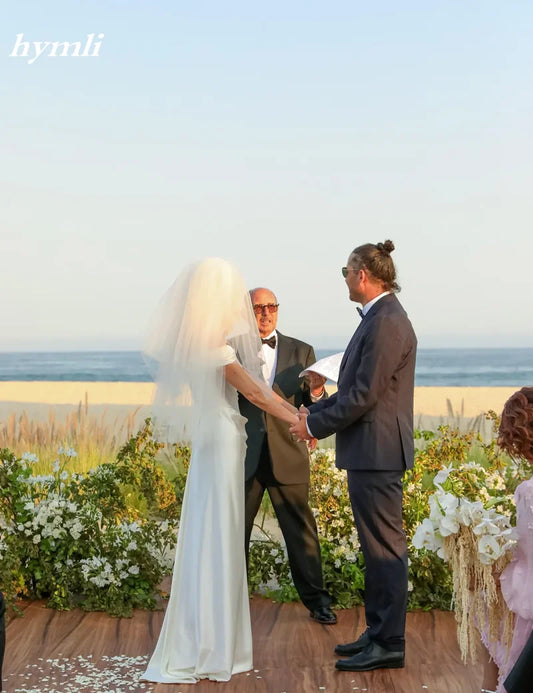 Extra Puffy Bridal Veil 2 Layer Fingertip Length Wedding Veil with Blusher Vintage Hollywood Custom Veil