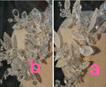 Leaf Headband Hairband Lace Headwear Headpiece For Bride Women Tiara Crown Headdress Wedding Accessories Bridal Hair Jewelry