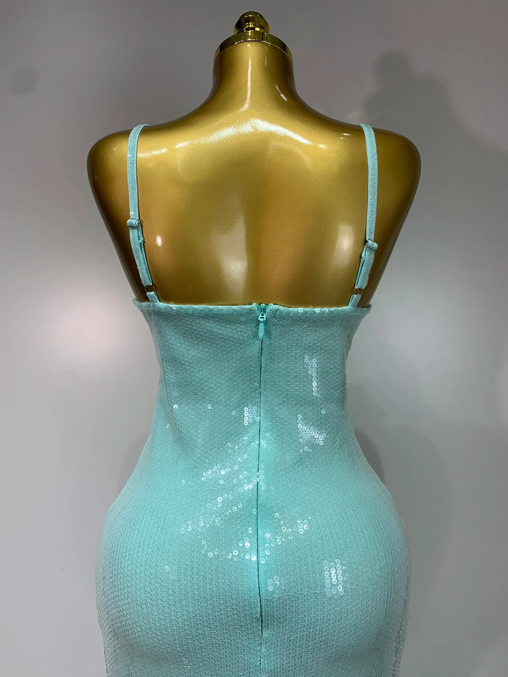 Women Sexy Sling V Neck Appliques Sequines Glitter Bodycon Long Dresses Luxury Birthday Party Celebrity Evening Prom Gown