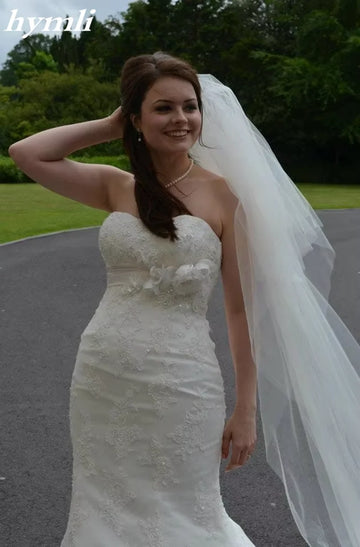 White, Ivory ,Off-White 2 Layer Wedding Veil Cut Edge Simple Bridal Veil Blusher Veil