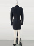 Top Quality Women Long Sleeve Deep V-Neck Bodycon Mini Bandage Dress Celebrate Evening Party Nigthclub Birthday Outift
