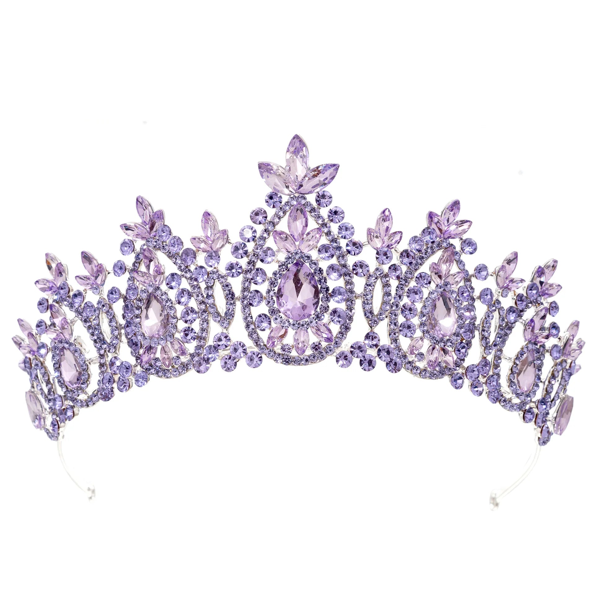 Baroque Crystal Crowns For Women Princess Queen Bridal Tiara Crown For Wedding Headdress Party Prom Bride Hair Jewelry Headpiece